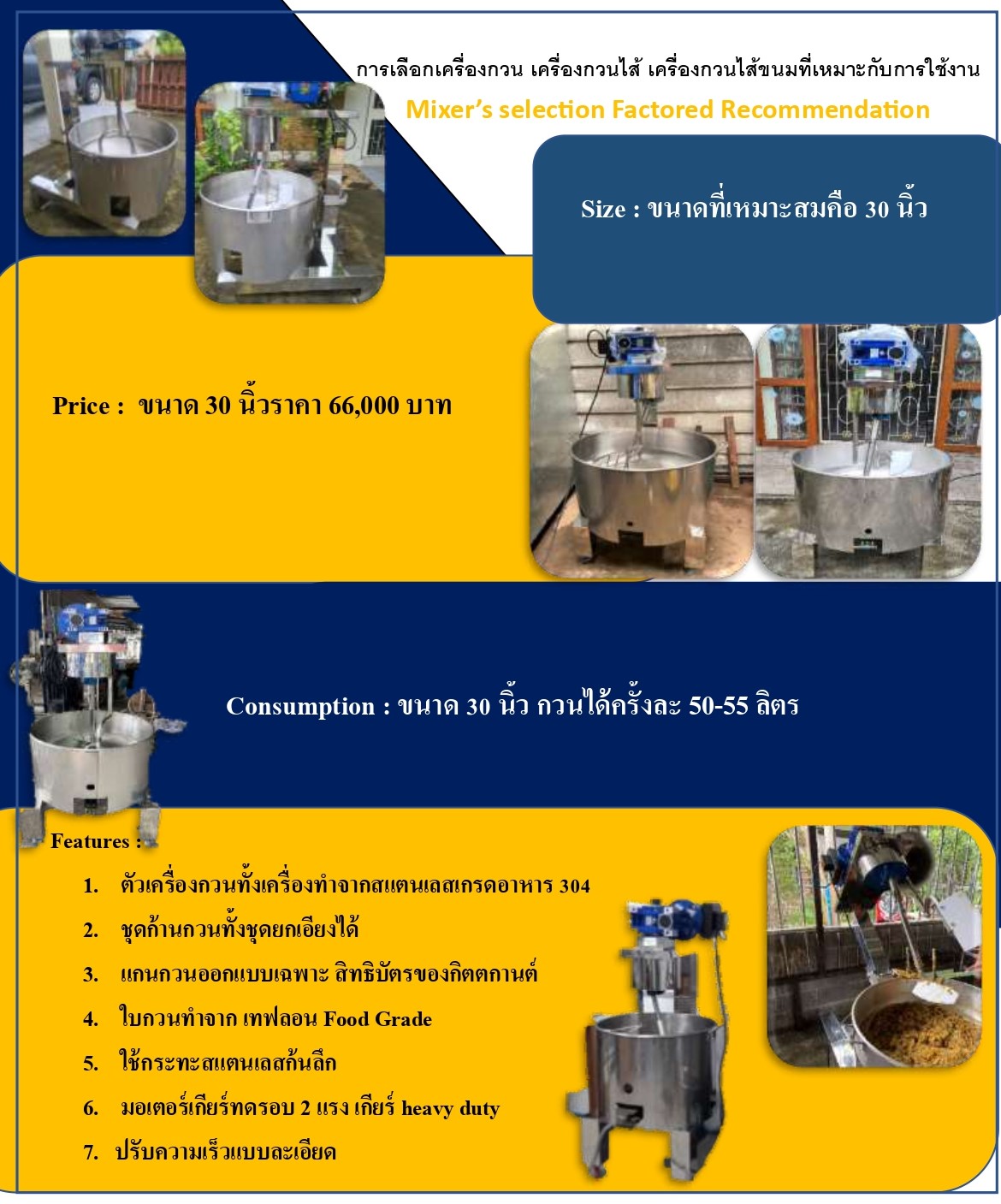 ทางเลือก เครื่องกวนไส้