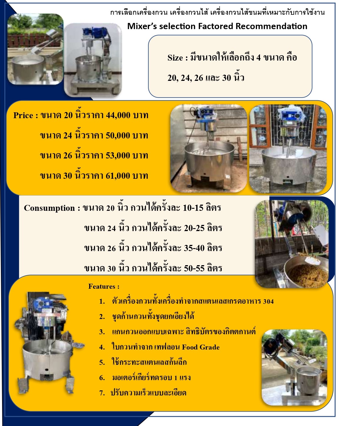 ทางเลือกเครื่องกวน