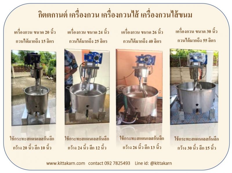 เครื่องกวน เครื่องกวนไส้รวม